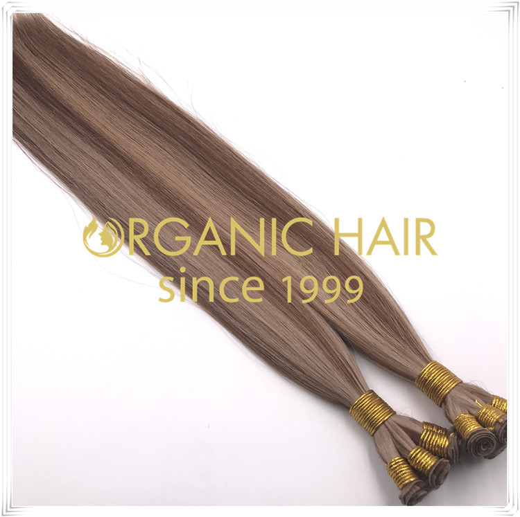 Sample order full cuticle hair weft C038