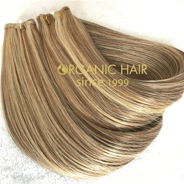 Wholesale popular uk flat weft hair extensions 2021 V34