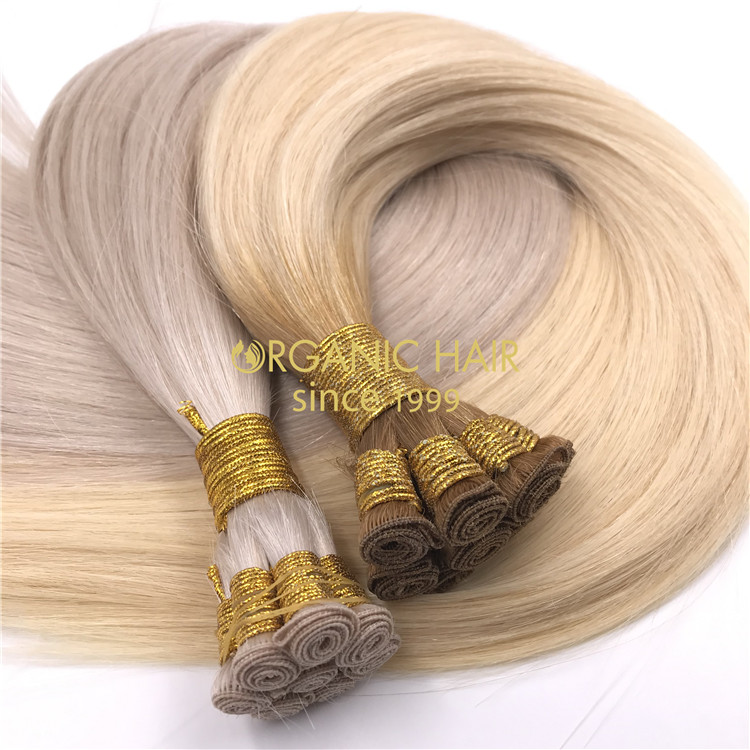 Wholesale full cuticle hand tied wefts and hot sale X311