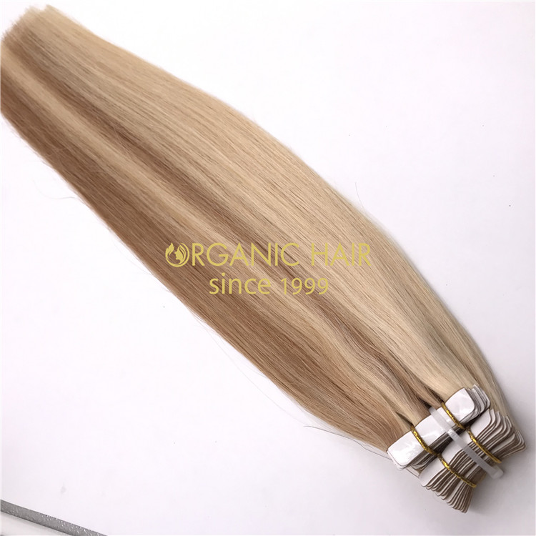 Wholesale invisible tape in hair extensions and #P18/60 color X307